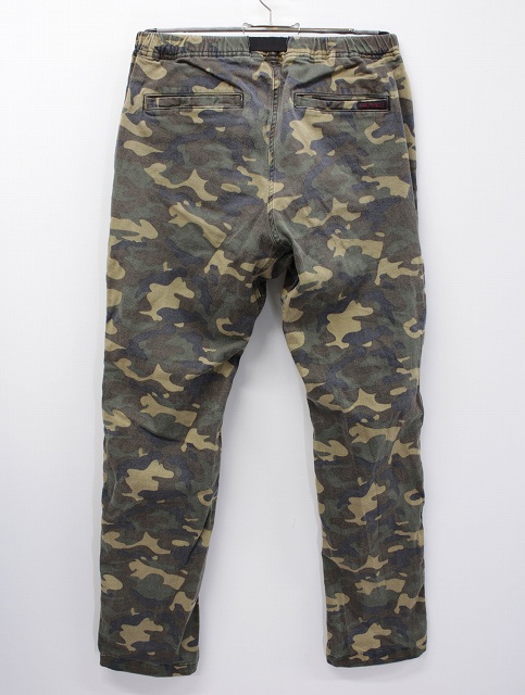 グラミチ GRAMICCI 迷彩 カモフラ ナローパンツ M アーミーグリーン