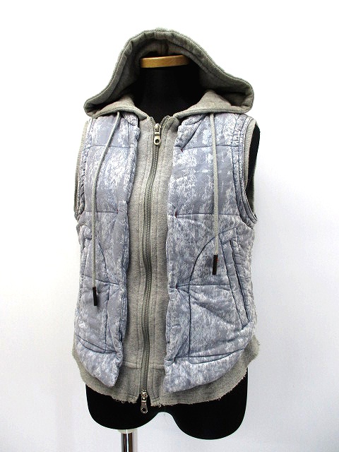 ダブルスタンダードクロージング ダブスタ Double Standard Clothing 中綿 レイヤード パーカー ベスト レディース 019 ベクトルパーク