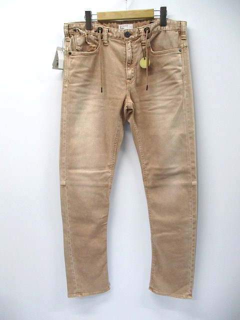 未使用品 Taverniti タバニティ コットン カラーデニム パンツ 32 ピンクベージュ メンズ 019 ベクトルパーク