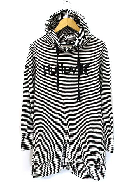 ハーレー Hurley コットン スウェット ボーダー パーカー ワンピース M レディース 019 ベクトルパーク