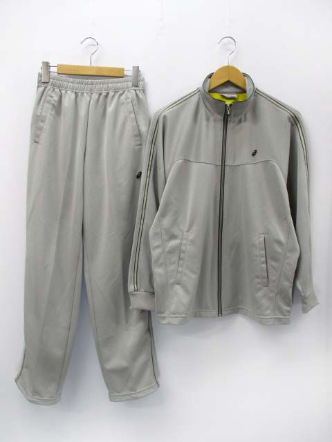 アシックス Asics ジャージ 上下セット グレー M メンズ 019 ベクトルパーク