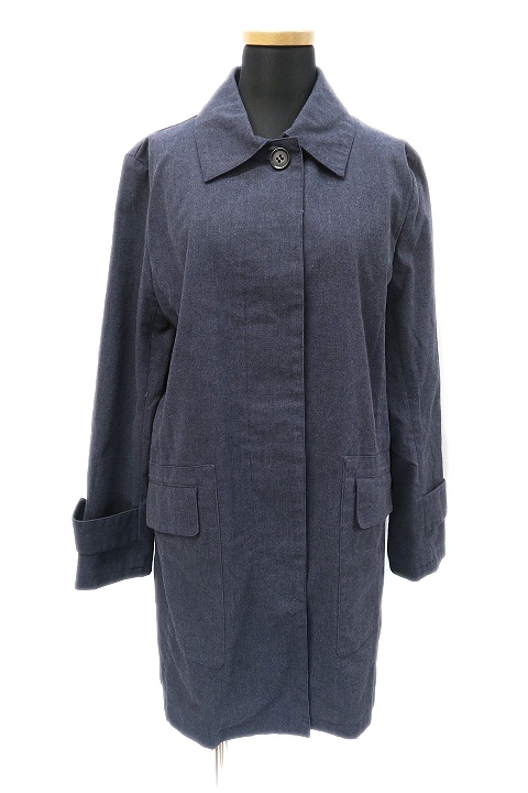 ハリス Harriss ライナー付き ステンカラー ロング コート パープルグレー レディース 019 ベクトルパーク