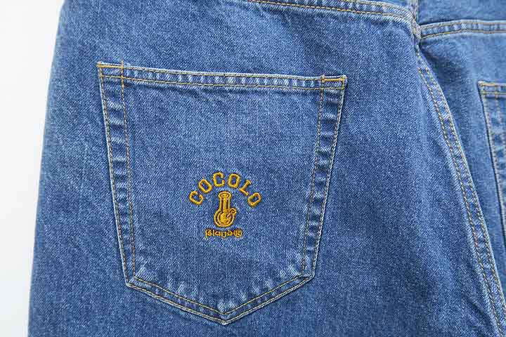 Cocolo Bland ココロブランド Blue Jeans ブルージーンズ ロゴ刺繍 デニムパンツ 34 インディゴ メンズ 019 ベクトルパーク