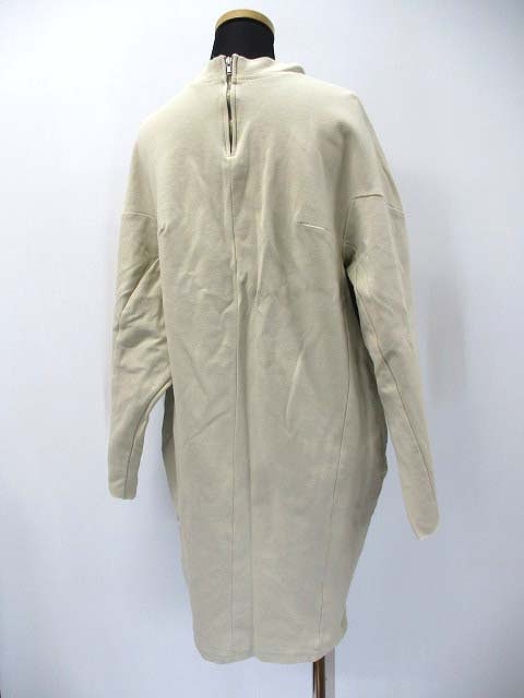 ケイビーエフ Kbf アーバンリサーチ コットン 薄手 スウェット プルオーバー ワンピース ベージュ レディース 019 ベクトルパーク