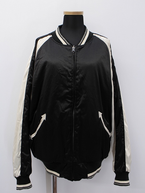 ゴア Goa モノトーン リバーシブル サテン スカジャン 横須賀ジャンパー ブルゾン レディース 019 ベクトルパーク