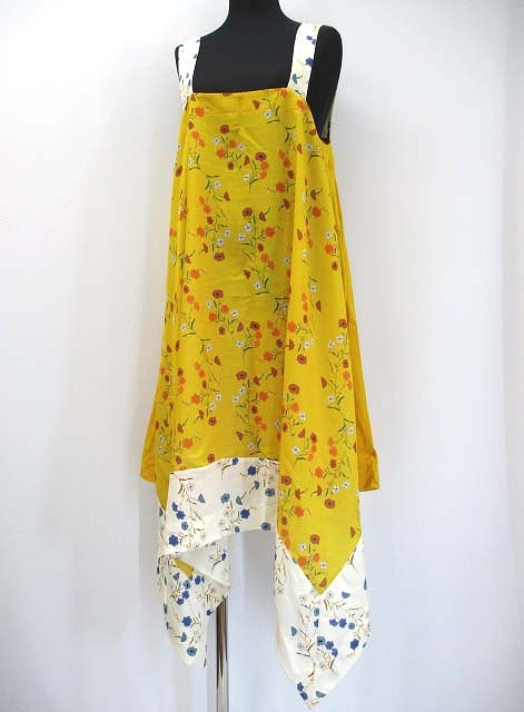 ザラ Zara ポリエステル フラワープリント フローラル ドレス ワンピース M レディース 019 ベクトルパーク