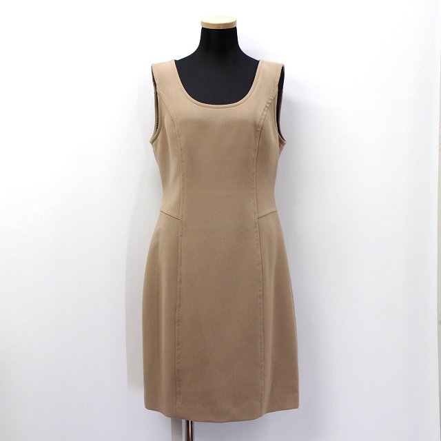 未使用品 エムズグレイシー M S Gracy ジャージ素材 ジャンパースカート ワンピース 38 ブラウン レディース 019 ベクトルパーク