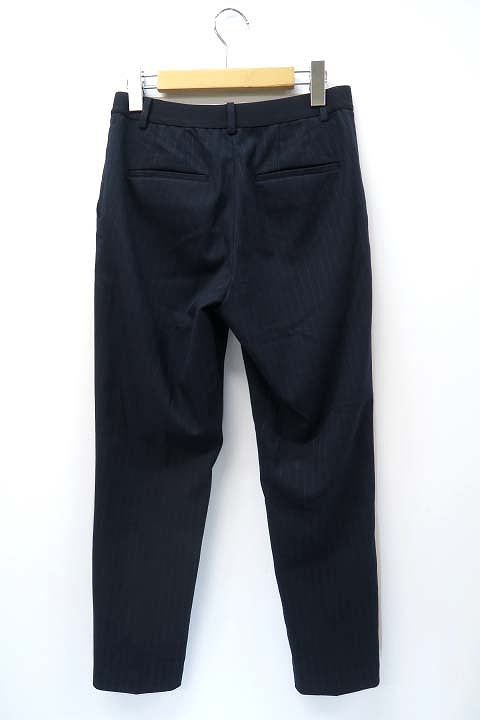 ユニクロ Uniqlo Ezy アンクルパンツ スラックス ピンストライプ ネイビー M 63 69cm レディース 019 ベクトルパーク ユニクロ Uniqlo Ezy アンクルパンツ スラックス ピンストライプ ネイビー M 63 69cm レディース 019 ベクトルパーク