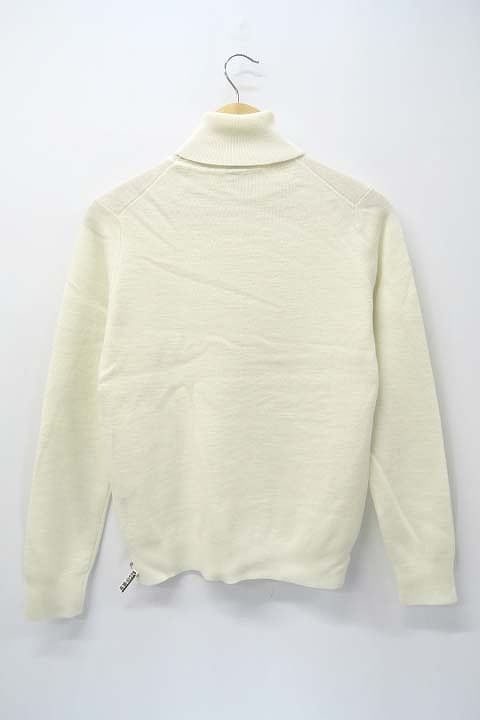 ユニクロ Uniqlo 351 メリノブレンド タートルネックセーター 白 S メンズ 019 ベクトルパーク
