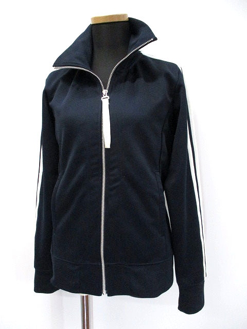 アディダス Adidas フリース ライン入り トラック トップ ジャケット M ネイビー レディース 019 ベクトルパーク