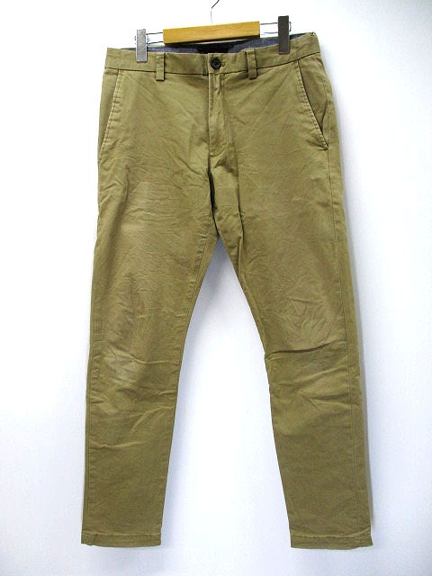 バナナリパブリック Banana Republic コットン ストレッチ ノータック チノパン チノ 31 32 べージュ メンズ 019 ベクトルパーク
