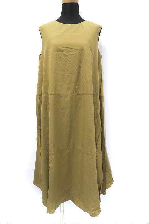 フリークスストア Freaks Store コットンツイル ノースリーブ フレアー ロングワンピース ダークベージュ F レディース 019 ベクトルパーク