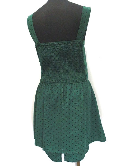 ジーナシス Jeanasis ポリエステル ドット キャミ チュニック ワンピース F グリーン レディース 019 ベクトルパーク ジーナシス Jeanasis ポリエステル ドット キャミ チュニック ワンピース F グリーン レディース 019 ベクトルパーク