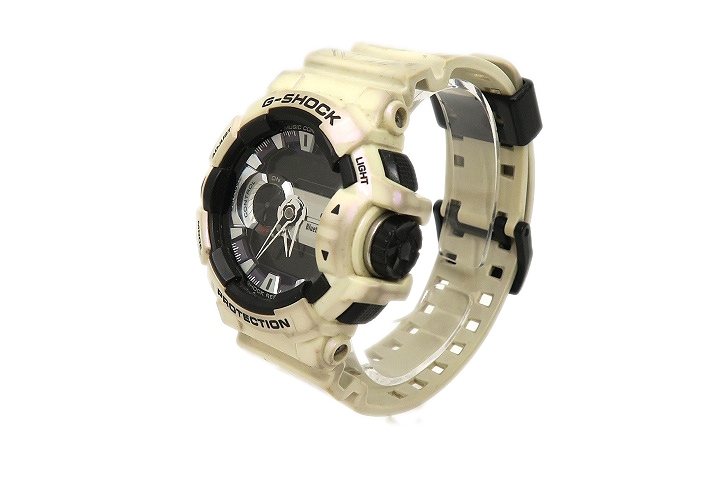 カシオジーショック Casio G Shock G Mix ジーミックス Bruetooth対応モデル クォーツ デジタル アナログ 腕時計 Gba 400 7cjf ホワイト 019 ベクトルパーク