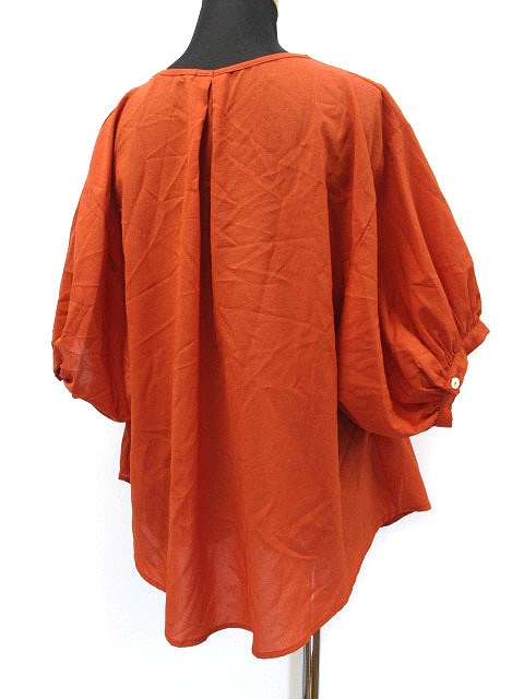 チャオパニック Ciaopanic シフォン プルオーバー ブラウス カットソー M オレンジ レディース 019 ベクトルパーク