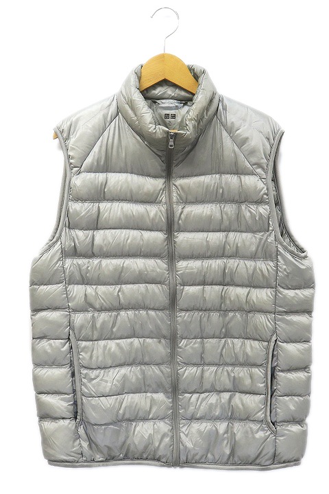 ユニクロ Uniqlo ウルトラライトダウン ベスト Xl ライトグレー メンズ 019 ベクトルパーク