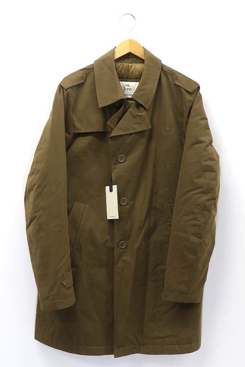 未使用品 ヘルノ Herno インナーダウン シングル トレンチコート 52 国内正規品 019 ベクトルパーク