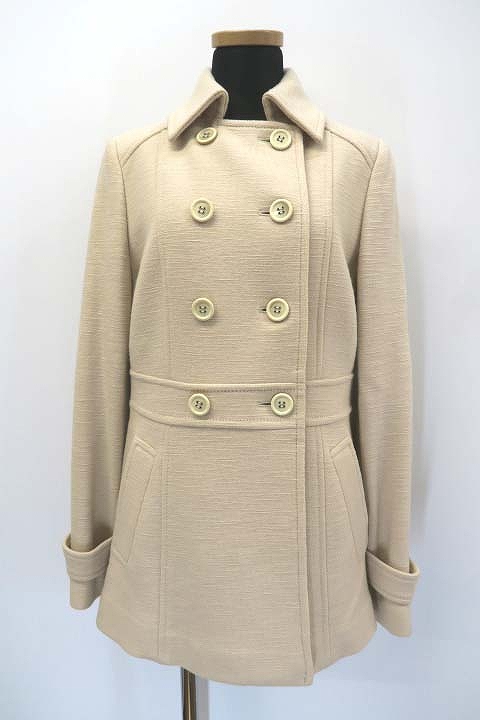 ボールジー Ballsey トゥモローランド ダブルブレスト ウール ハーフコート ライトベージュ 38 レディース 019 ベクトルパーク