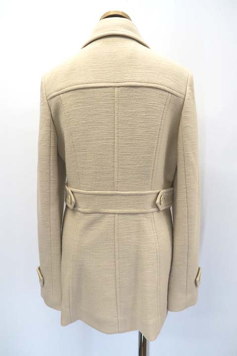 ボールジー Ballsey トゥモローランド ダブルブレスト ウール ハーフコート ライトベージュ 38 レディース 019 ベクトルパーク