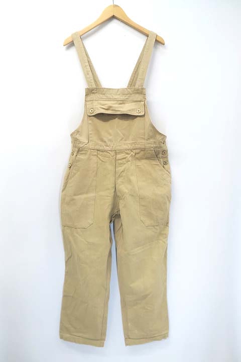 アッシュ H ヘリンボーン ストライプ コットンツイル オーバーオール KHAKI カーキ レディース 019-202201100121 | ベクトルパーク アッシュ H ヘリンボーン ストライプ コットンツイル オーバーオール KHAKI カーキ レディース 019-202201100121 | ベクトルパーク