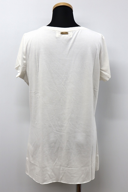 レディ Rady ポンチ素材 レディ プリント ラインストーン 装飾 半袖 Tシャツ F ホワイト 白 レディース 019 ベクトルパーク