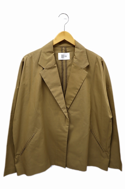 未使用品 サクラメントフィグ Sacrament Fig 日本製 比翼 シングル テーラード ジャケット ベージュ メンズ 019 ベクトルパーク
