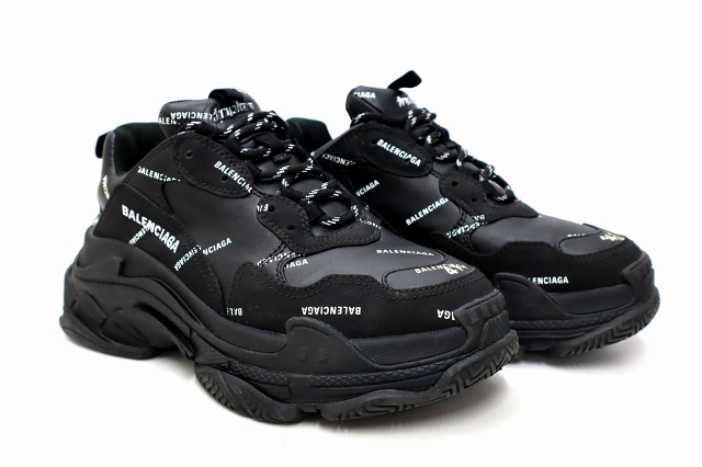 バレンシアガ BALENCIAGA 2021SS 536737 Allover Logo TRIPLE S オール 
