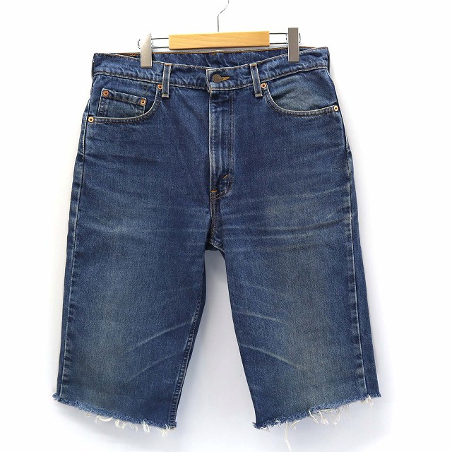 リーバイス Levi S 510 デニム ショーツ カットオフ ショートパンツ ハーフパンツ W34 メンズ 019 ベクトルパーク