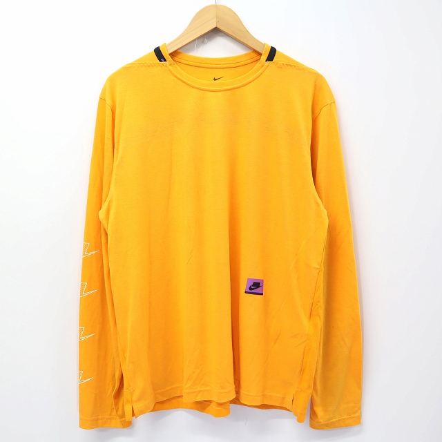 ナイキ NIKE DRI-FIT NSP L/S ドライフィット ロゴ プリント 長袖 