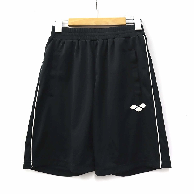 アリーナ arena 水泳 ジャージ ハーフパンツ ブラック M レディース  