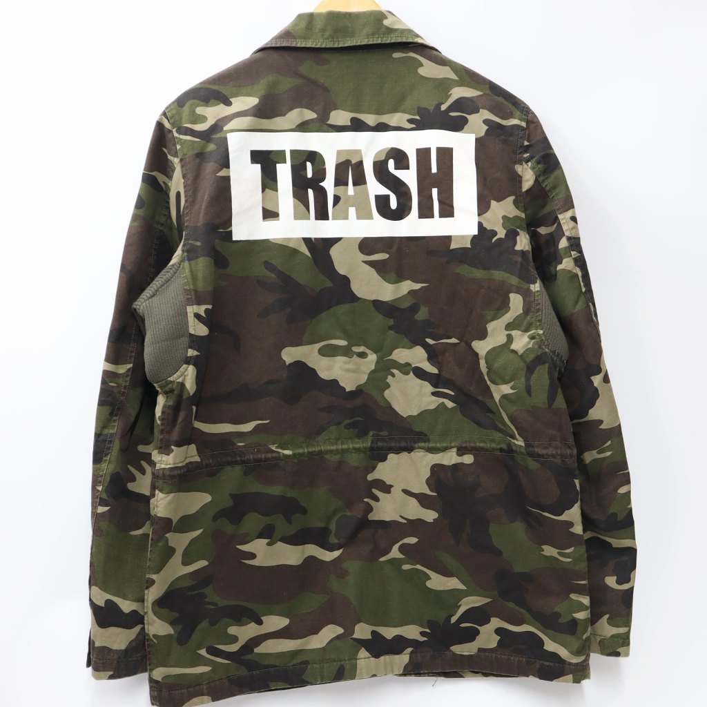 グラム glamb Marques M-65 TRASH 迷彩 カモフラ ミリタリージャケット 
