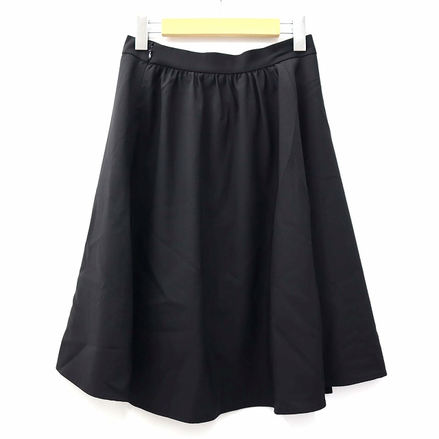 セオリー theory TAILOR ANCA NB フレアスカート ひざ丈 ブラック 0 S  
