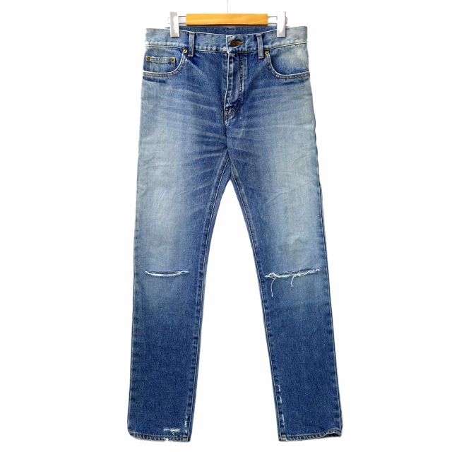 サンローラン パリ SAINT LAURENT PARIS 419826 ウォッシュ加工 ニー 