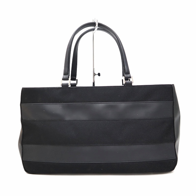 yurie nitani 黒レザー 縦横無尽 ハンドバッグ 