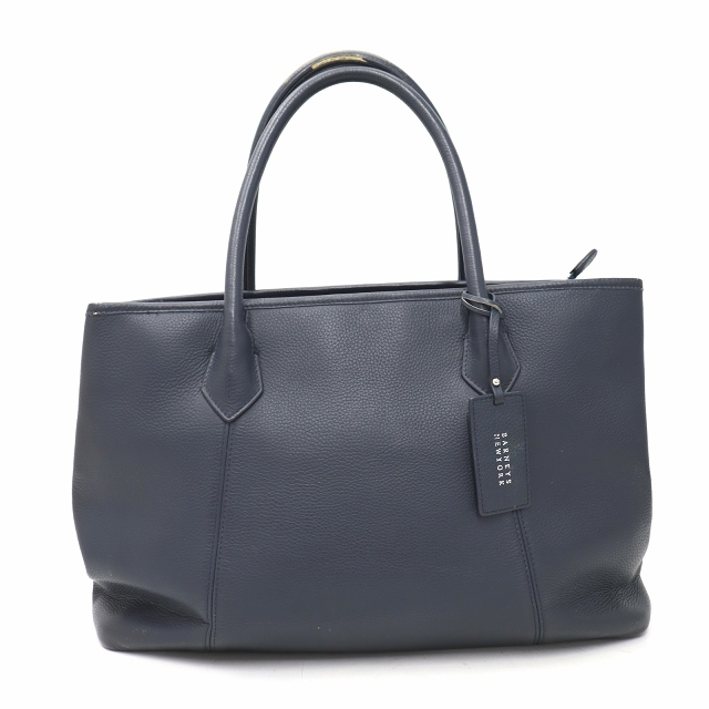 バーニーズニューヨーク BARNEYS NEW YORK ロゴエンボス レザー トート 