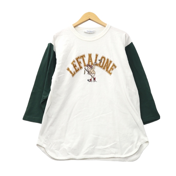 Left Alone 紛らせ 刺繍トレーナー leftalone レフトアローン