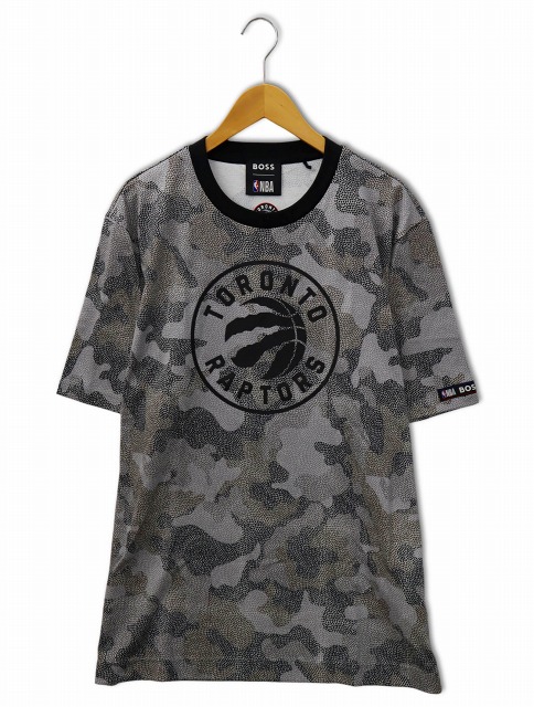 ヒューゴボス HUGO BOSS NBA コラボ クルーネック 迷彩 カモフラ柄 