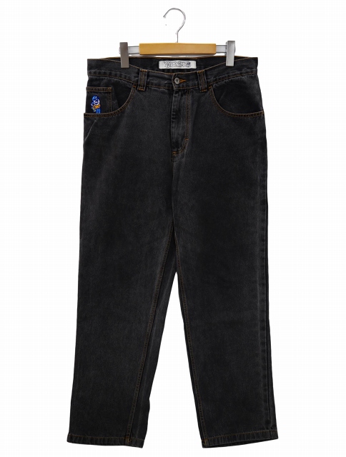 ポーラースケート93デニムウォッシュブラック