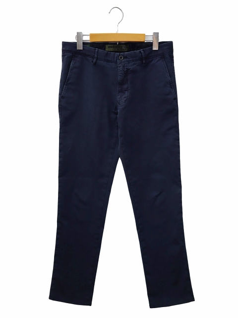 INCOTEX 100 　ギャバコットンストレッチチノ　ブラック size 32 ギャバコットン 2プリーツチノ【SLACKS/167 TAPERED FIT