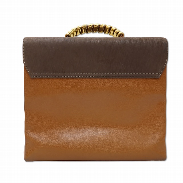 ロエベ LOEWE ヴィンテージ ベラスケス レザー ハンドバッグ ブラウン 