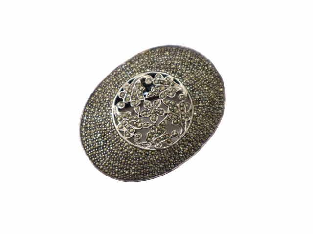 Marcasite マルカジット ヴィンテージ アンティーク 925 シルバー
