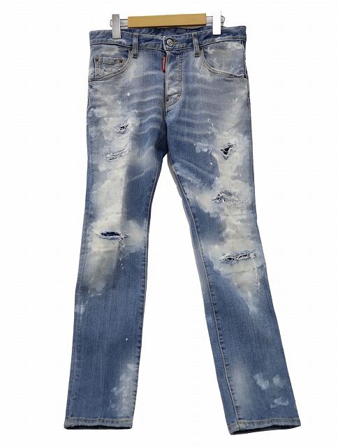 ディースクエアード DSQUARED2 SKATER JEAN スケーター ダメージ 