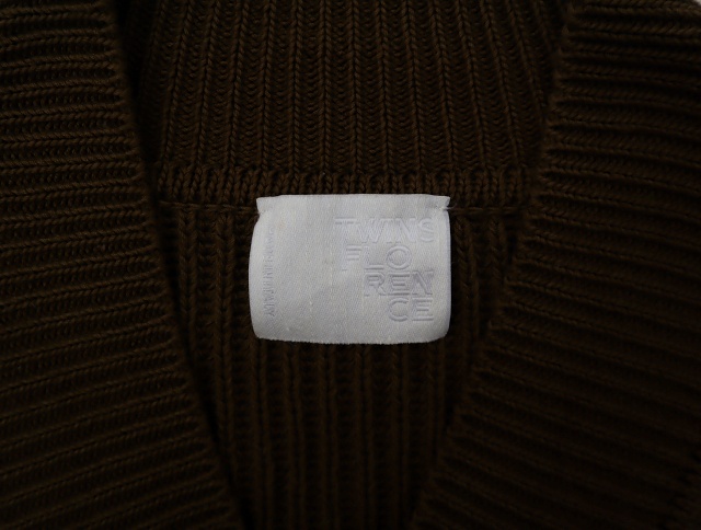 TWINS FLORENCE ツインズフローレンス V/N KNIT Vネック コットン 