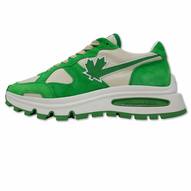 ディースクエアード DSQUARED2 RUN DS2 SNEAKERS レザー×スエード 