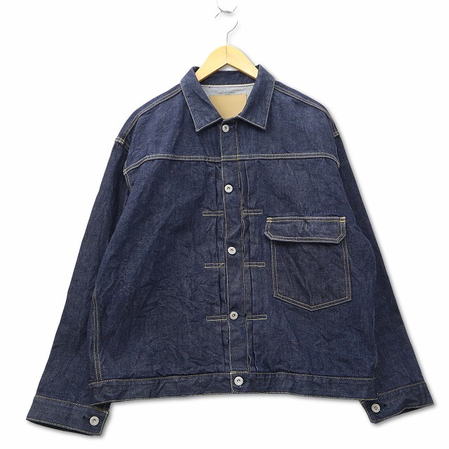ヒューストン HOUSTON 51373 14oz セルビッチ 1st デニムジャケット G 