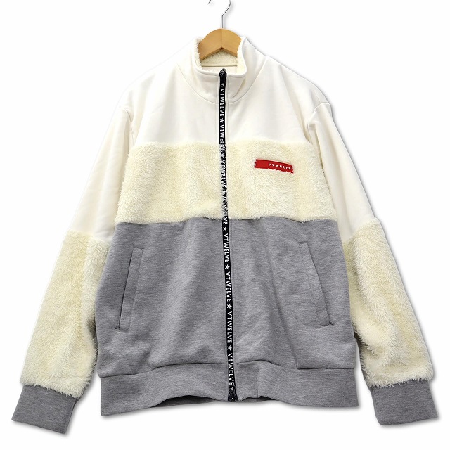 VTWELVE V12 ヴィトゥエルブ ジップアップ フリース × ボア  