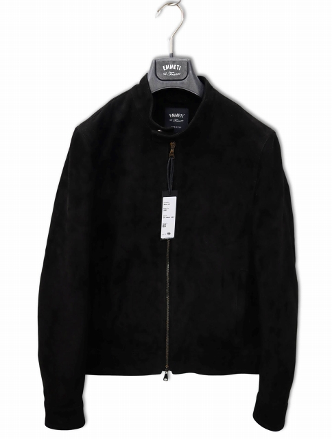 新品30%off EMMETI はやめ JURI GOLDスペシャルカーフスエード46黒 