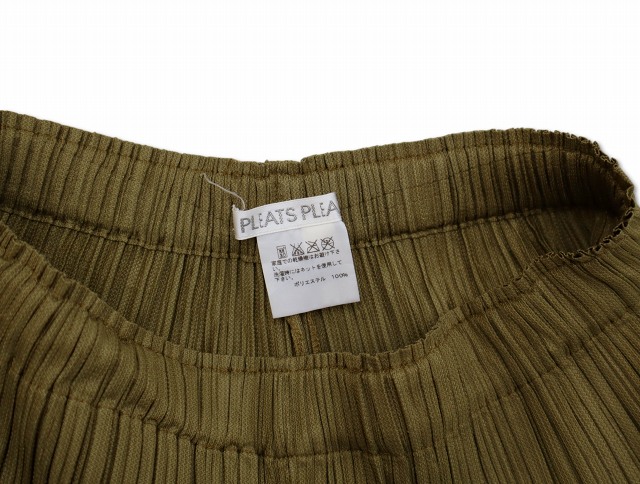 プリーツプリーズ PLEATS PLEASE ウエストゴム プリーツ ワイド  