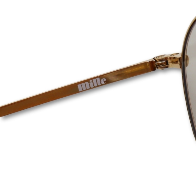 MILLE サングラス AGNES ゴールド mille 新型AGNES ミレー アグネス サングラス － 岡山眼鏡店
