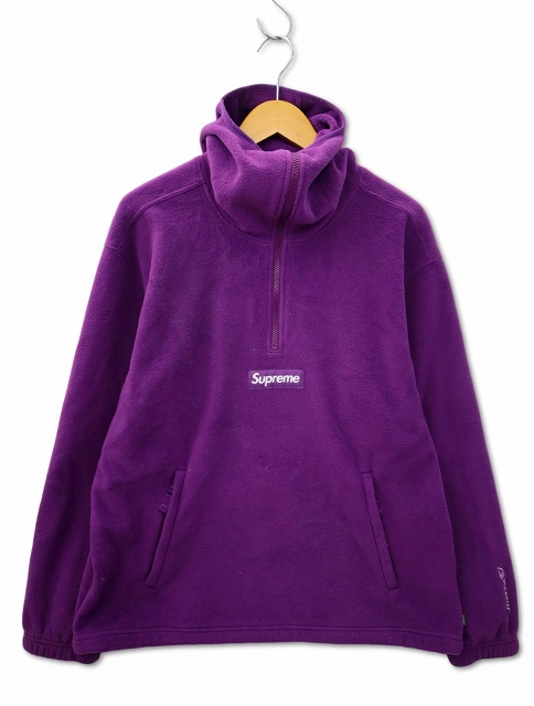 supreme halfzip パープル